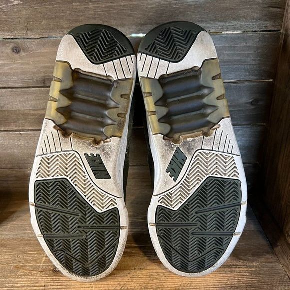 Mens Nike Air Force 180 Cargo Olive Green Mid Top Sneakers Shoes Size 11.5 M GUC main image 2